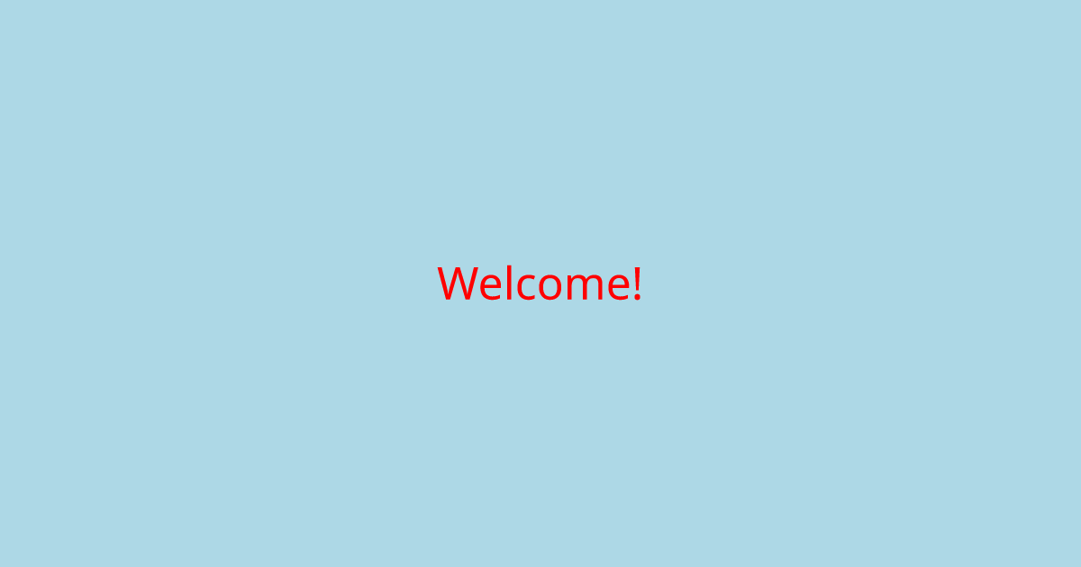 A social image with "Welcome" centered in large text